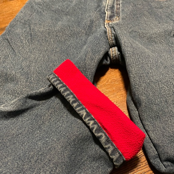 L.L. Bean Jeans Ll Bean Vintage High Waisted Fleece Lined Jeans